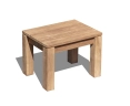Chichester Teak Stool, Side Table, Shower Stool