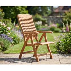 Bali Reclining Garden Chair, Teak