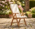 Bali Reclining Garden Chair, Teak