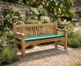 Balmoral 6ft Traditional Chunky Garden Bench, Teak Park Bench – 1.8m