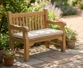 Balmoral 4ft Solid Teak Park Bench – 1.2m