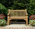 Balmoral 4ft Solid Teak Park Bench – 1.2m
