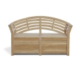 Front shot of Salisbury storage bench
