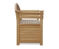 Side view of Salisbury storage bench