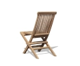 Back view of Ashdown Children’s Teak Folding Garden Chair