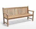 Windsor 4 Seater Teak Garden Bench, 6ft Park Bench – 1.8m