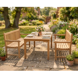 Sandringham Table and Benches Set
