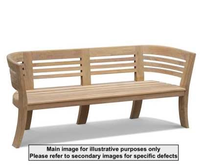 Kensington 4 Seater Teak Bench - Used: Good