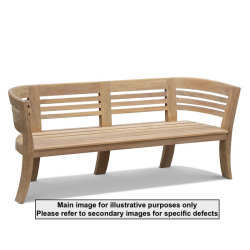 Kensington 4 Seater Teak Bench - Used: Good