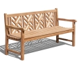 Princeton Chippendale Decorative Garden Bench – 1.8m