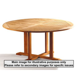 Canfield Round 1.5m Garden Table – Used: Good