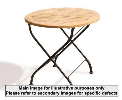 Bistro 80cm Folding Table - Used: Good