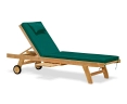 Wooden Sun Lounger, Reclining, Teak