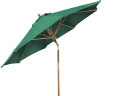 3m Green Octagonal Hardwood Parasol - Used: Good