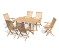 Shelley 6 Seater Gateleg Table and Folding Chairs