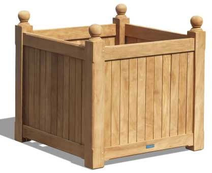 Luxury Grande Teak Garden Planter – Bespoke Wooden Outdoor Planter for Trees & Statement Planting