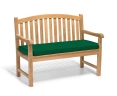 Clivedon 2 Seater Garden Bench, Teak – 1.2m