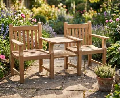 Taverners Vista Garden Love Seat, Jack and Jill Seat