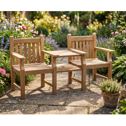 Taverners Vista Garden Love Seat, Jack and Jill Seat