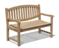 Ascot 2 Seater Teak Garden Bench – 1.2m