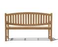 Ascot 3 Seater Teak Garden Bench – 1.5m
