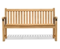 York Teak Garden Bench, Flat Pack - 1.5m