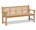 Princeton Chippendale Decorative Garden Bench – 1.8m