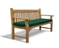 Taverners Teak Traditional 6ft Garden Bench – 1.8m