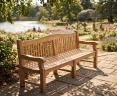 Buckingham Large Teak Garden Bench – 2.4m