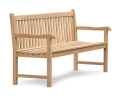 York Teak Garden Bench, Flat Pack - 1.8m