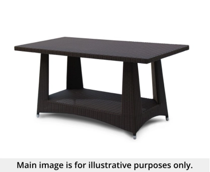 Riviera Rattan 1.6m Rectangular Dining Table - Used: Good