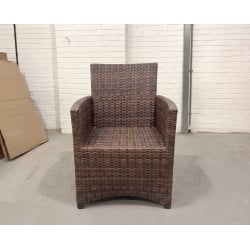 Eclipse Mocha Brown Armchair - New: End of Line