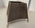 Riviera Round 1.5m Java Brown Weave Table - New: End of Line