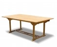 extending garden dining table