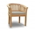 Contemporary Teak Banana Armchair