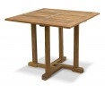 Canfield Teak Small Square Wooden Table – 0.9m