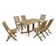 Shelley Gateleg Rectangular Garden Table and 6 Chairs