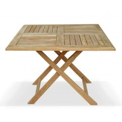 teak foldable outdoor table