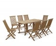 Shelley Rectangular Folding Gateleg Table and Ashdown Folding Chairs