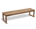 Westminster Teak Backless Garden Bench – 1.8m