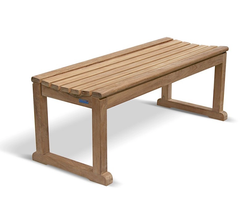 Westminster Teak Backless Garden Bench – 1.2m