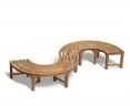 wrap around tree bench