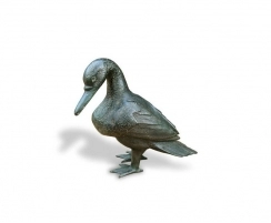 Medium Duck Brass Ornament