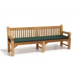2.4m Outdoor Park Bench Cushion to fit Balmoral, Taverners, Tribute