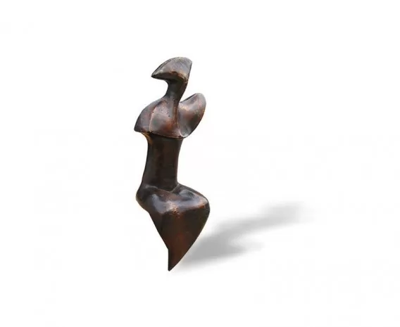 Abstract Sitting Beauty Brass Ornament