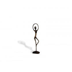 Small Ballerina Brass Ornament