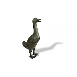 Large Tall Duck Brass Ornament