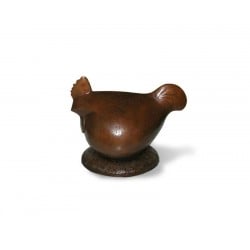 Abstract Rooster Brass Ornament