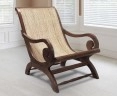 Capri Reclaimed Teak & Rattan Plantation Chair, Lazy Chair