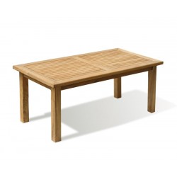 Balmoral Teak Dining Set w/ Rectangular 1.8m Table, Benches & Chairs